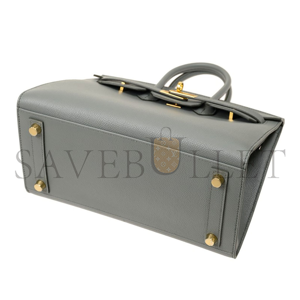 H**mes master birkin 25 epsom leather almond green gold buckle luxury bag bk2563epgpo (25*20*13cm)